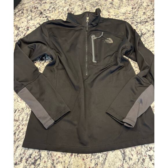 The North Face Canyonlands 1/2 zip fleece mens size L black - Picture 2 of 10